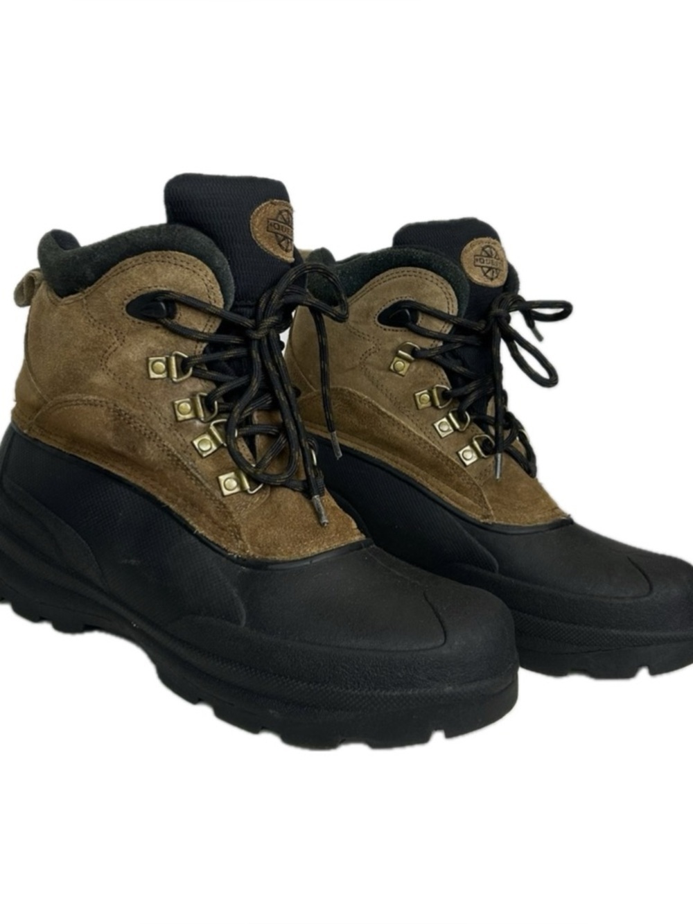 Quest Men’s Arctic Chill Insulated Winter Boots Leather Upper 8” Size 10